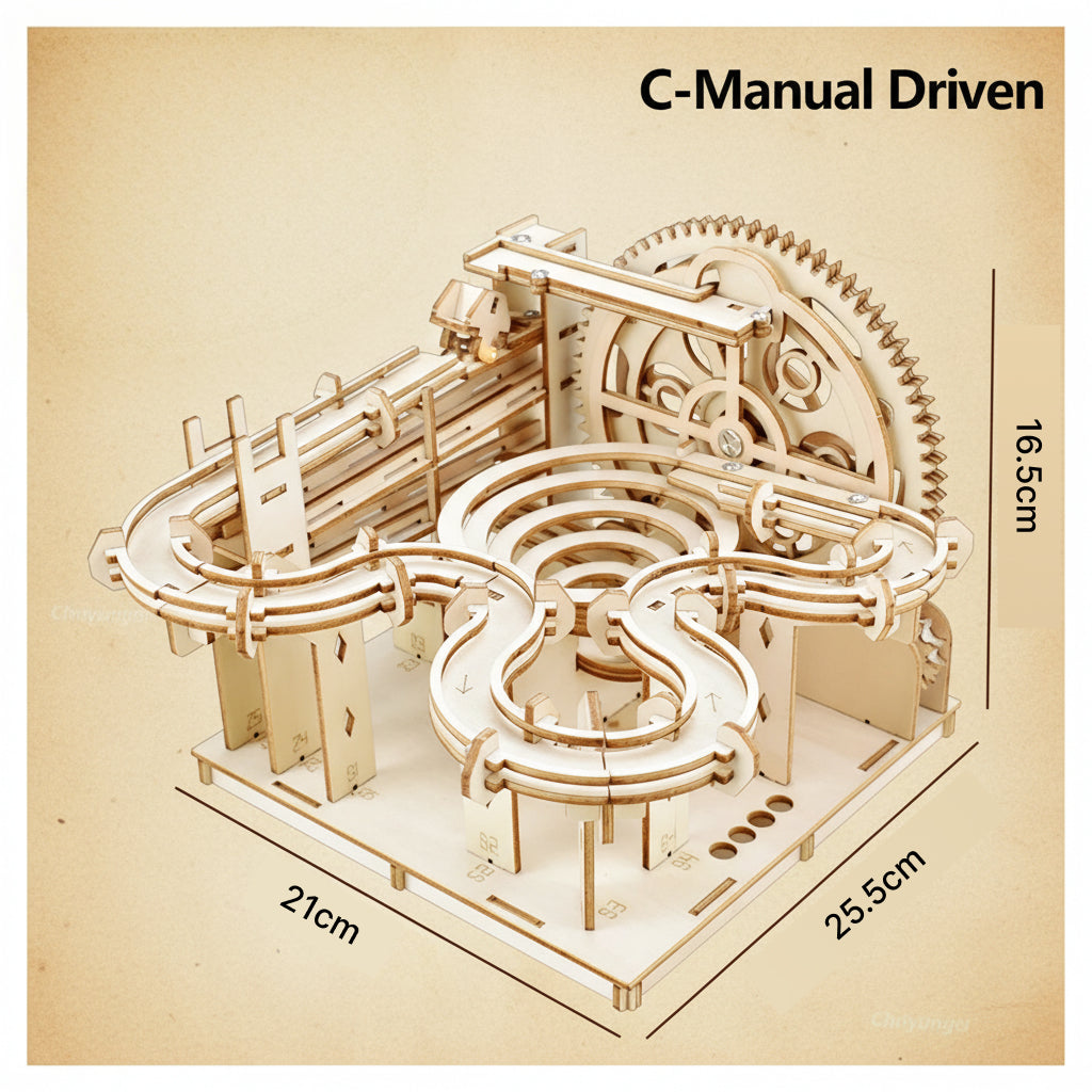Puzzle 3d Parcours de billes - Simple