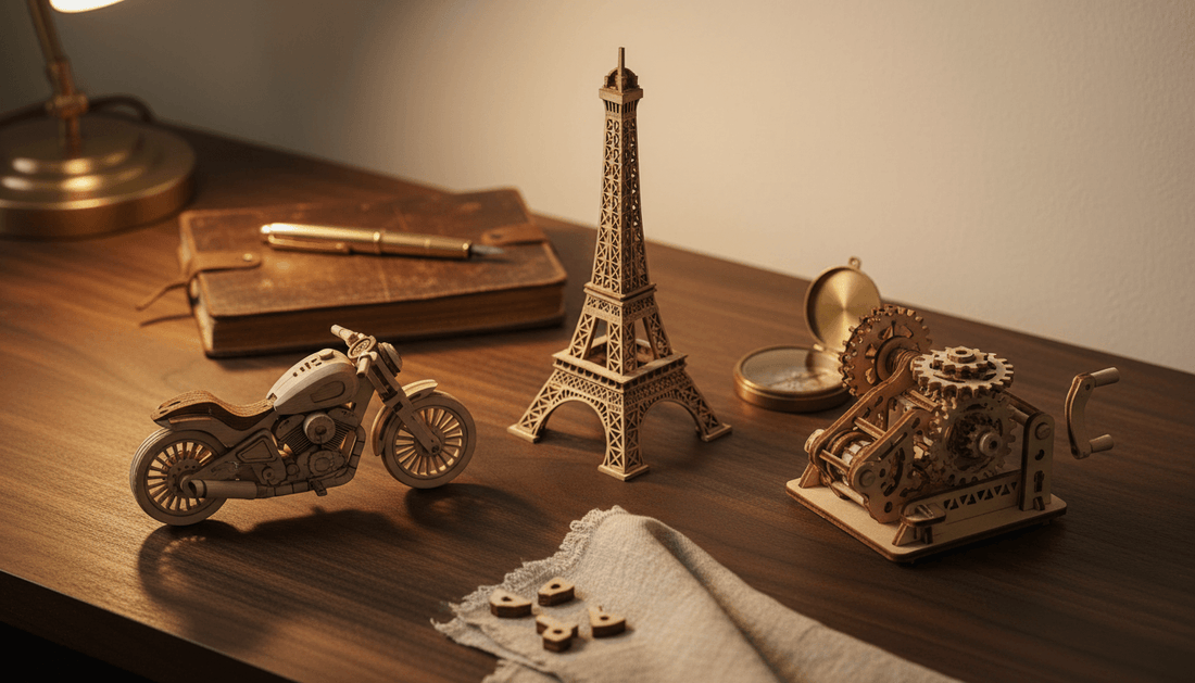 Cadeau homme — puzzles 3D en bois selon le profil