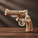 Puzzle 3D en bois représentant un revolver Python 351 357 Magnum GTG