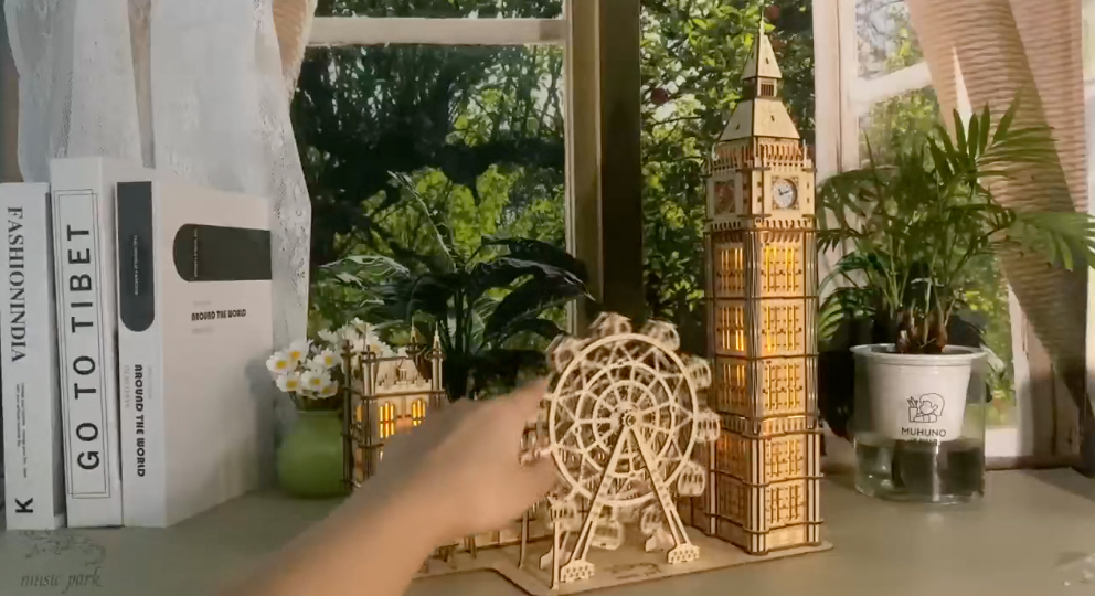 Vidéo de présentation du Puzzle 3D Big Ben en Bois