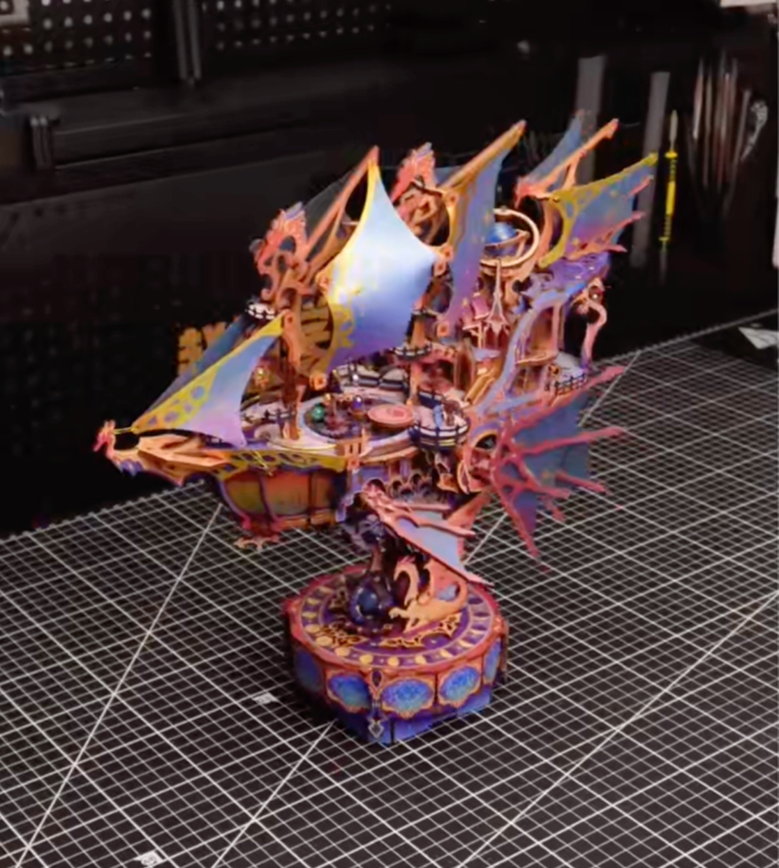 Présentation vidéo du Puzzle 3D en bois vaisseau féerique