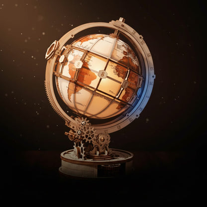 Vidéo de présentation du 
Puzzle 3D Globe Lumineux en Bois