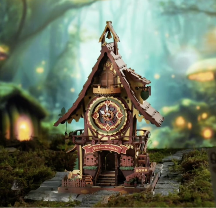 Vidéo de présentation du Puzzle 3D Horloge coucou mécanique
