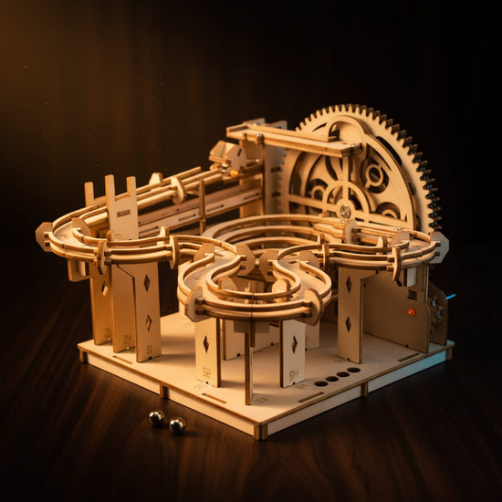 Vidéo de présentation du Puzzle 3D Parcours de Billes Spirale en Bois