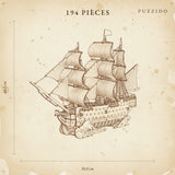 Puzzle 3D en Bois Bateau HMS Victory