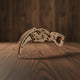 Puzzle 3D du Couteau Couperet en bois, assemblé.