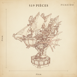 Puzzle 3D en Bois Vaisseau Féerique