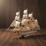 Puzzle 3D en Bois Hollandais Volant